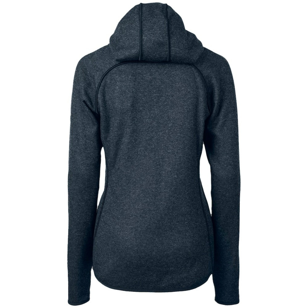 Houston Astros Cutter & Buck Women's City Connect Mainsail Full-Zip Hooded Jacket - Heather Navy