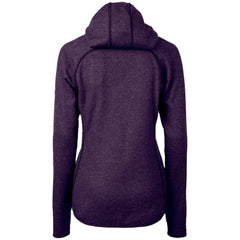 Colorado Rockies Cutter & Buck Women's City Connect Mainsail Full-Zip Hooded Jacket - Heather Purple