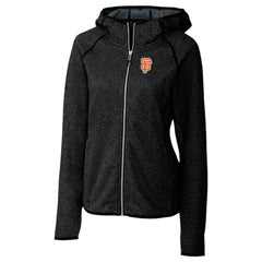 San Francisco Giants Cutter & Buck Women's City Connect Mainsail Full-Zip Hooded Jacket - Heather Charcoal