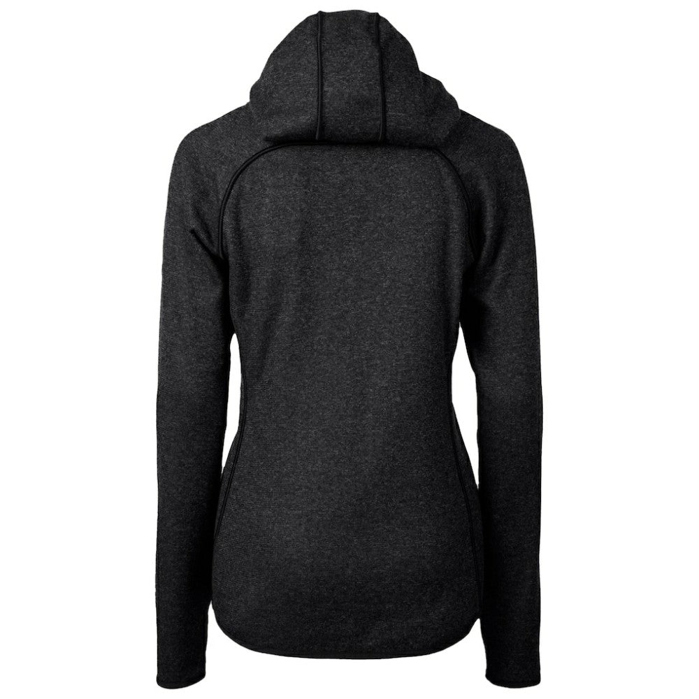 San Francisco Giants Cutter & Buck Women's City Connect Mainsail Full-Zip Hooded Jacket - Heather Charcoal