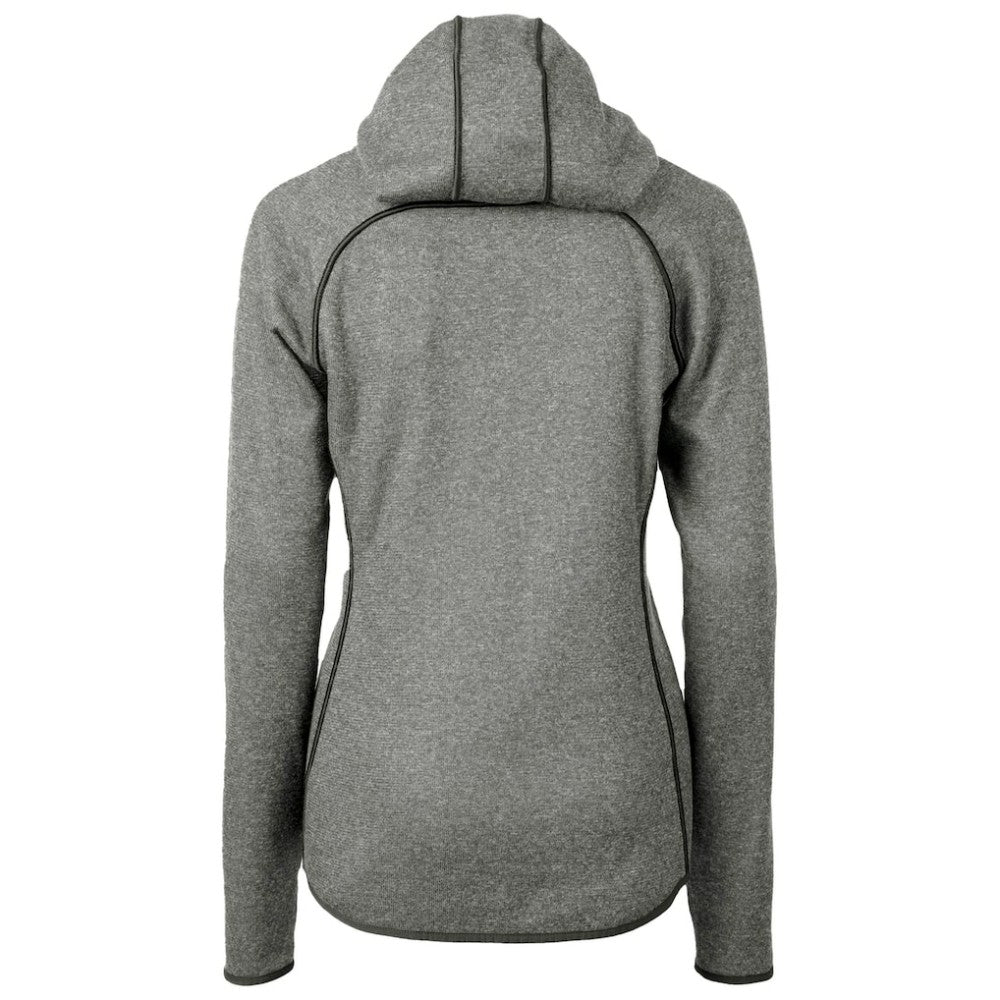 San Francisco Giants Cutter & Buck Women's City Connect Mainsail Full-Zip Hooded Jacket - Heather Gray