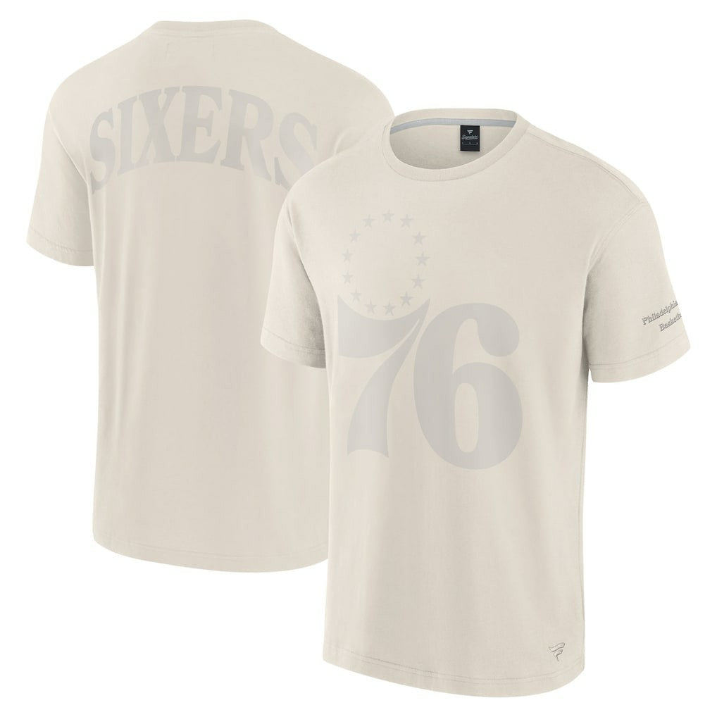 Philadelphia 76ers Elements Iconic T-Shirt - Cream | Fanatics shop