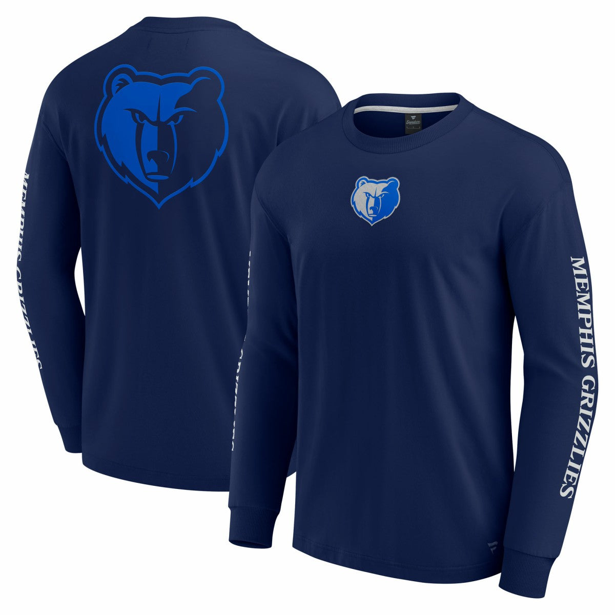 Memphis Grizzlies Elements Strive Long Sleeve T-Shirt  - Navy | Fanatics sale