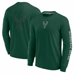 Milwaukee Bucks Elements Strive Long Sleeve T-Shirt  - Hunter Green | Fanatics outlet