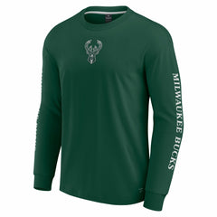 Milwaukee Bucks Elements Strive Long Sleeve T-Shirt  - Hunter Green | Fanatics outlet