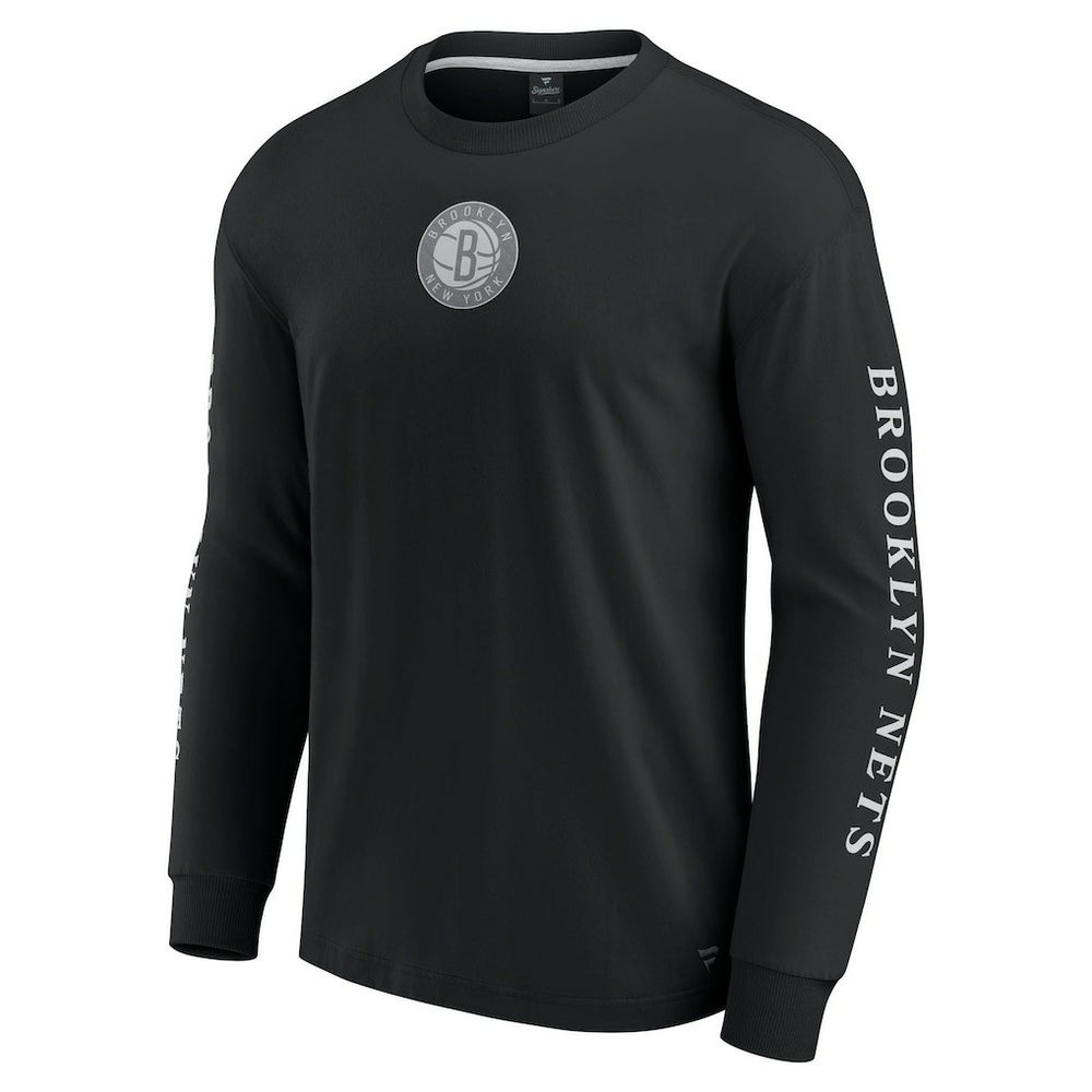 Brooklyn Nets Elements Strive Long Sleeve T-Shirt  - Black | Fanatics online