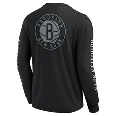 Brooklyn Nets Elements Strive Long Sleeve T-Shirt  - Black | Fanatics online