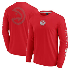 Atlanta Hawks Elements Strive Long Sleeve T-Shirt  - Red | Fanatics for sale