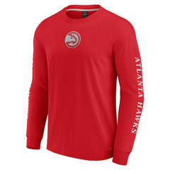 Atlanta Hawks Elements Strive Long Sleeve T-Shirt  - Red | Fanatics for sale