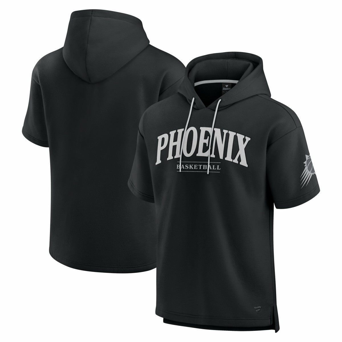 Phoenix Suns Elements Ready Short Sleeve Pullover Hoodie - Black | Fanatics outlet