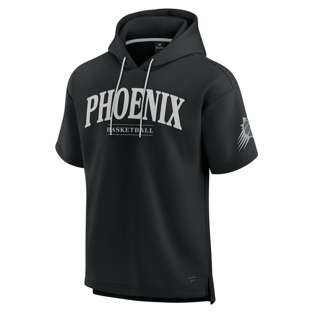 Phoenix Suns Elements Ready Short Sleeve Pullover Hoodie - Black | Fanatics outlet