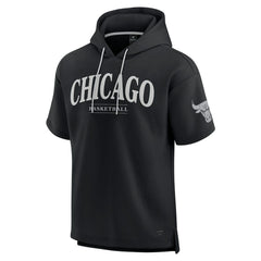 Chicago Bulls Elements Ready Short Sleeve Pullover Hoodie - Black | Fanatics sale