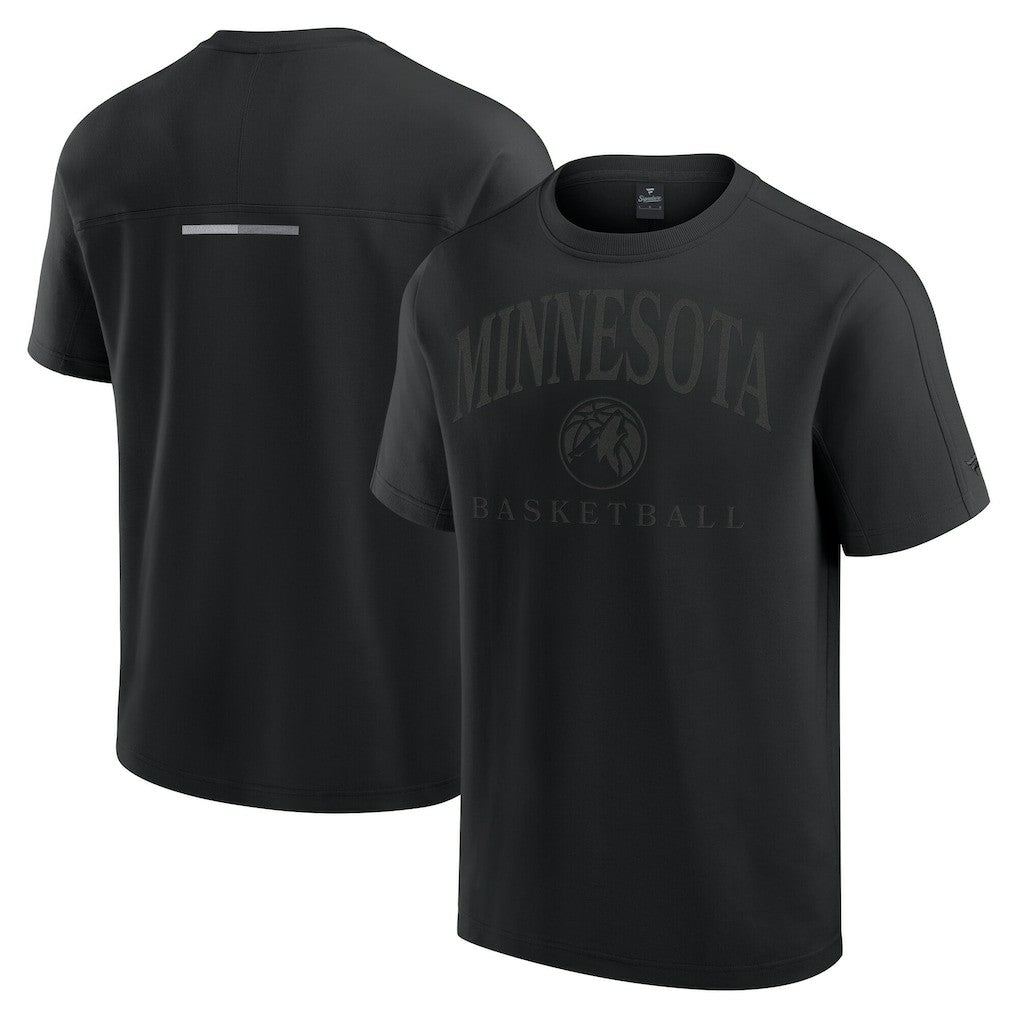 Minnesota Timberwolves Flex Tri-Blend T-Shirt - Black | Fanatics shop