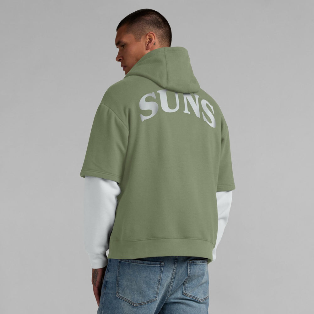 Phoenix Suns Elements Sleek Pullover Hoodie - Olive | Fanatics discount