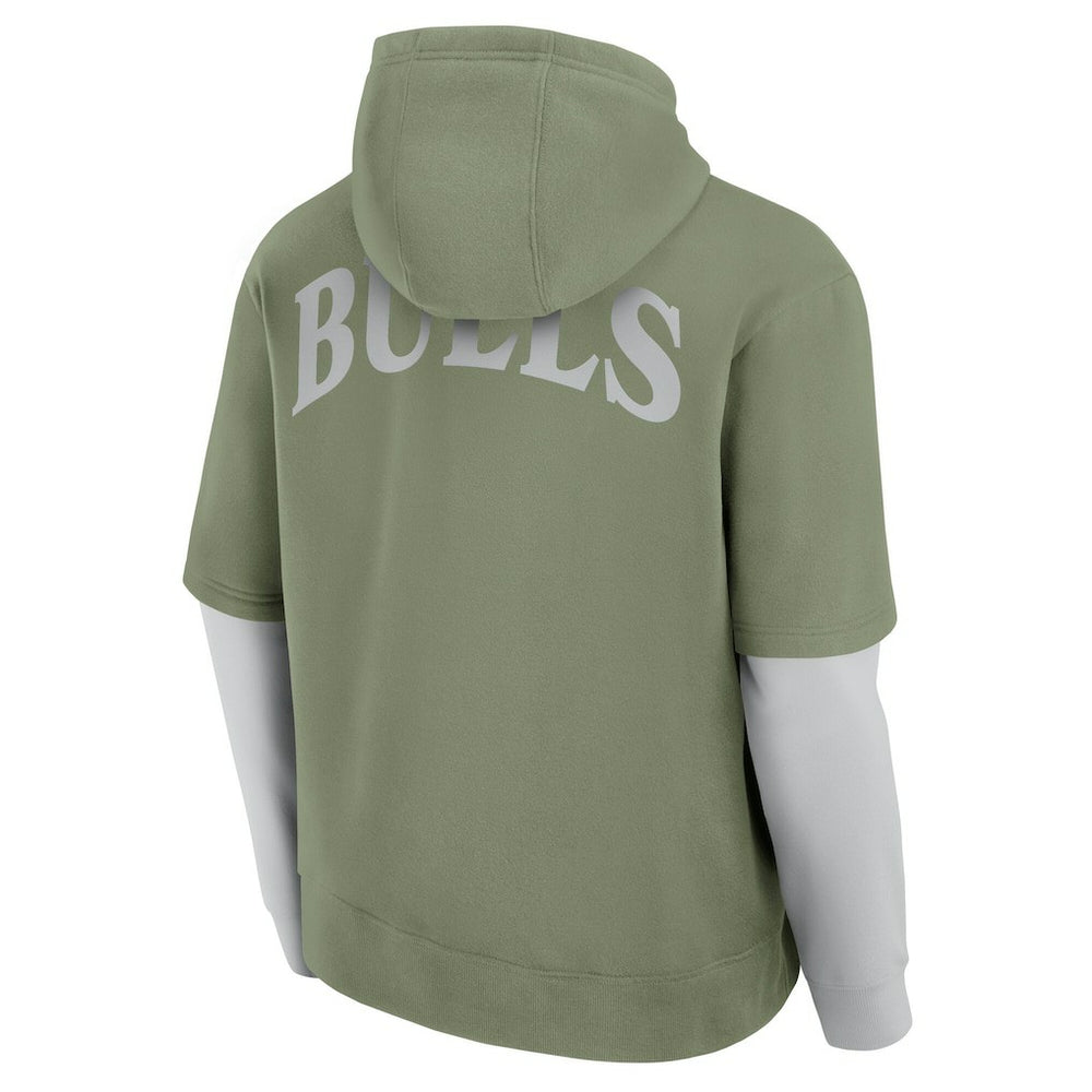 Chicago Bulls Elements Sleek Pullover Hoodie - Olive | Fanatics discount