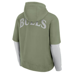 Chicago Bulls Elements Sleek Pullover Hoodie - Olive | Fanatics discount
