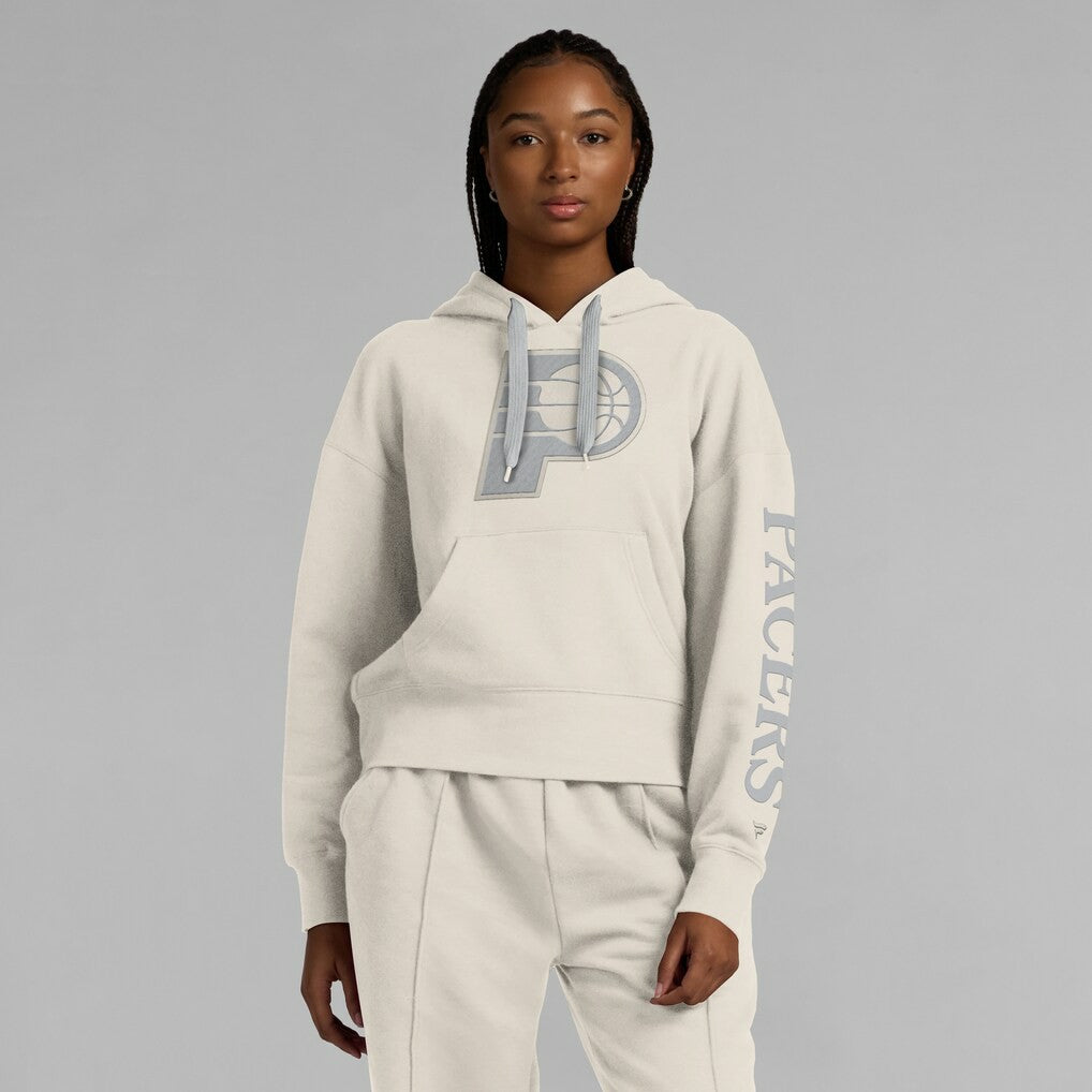 Indiana Pacers Women's Elements Next Pullover Hoodie - Cream | Fanatics outlet
