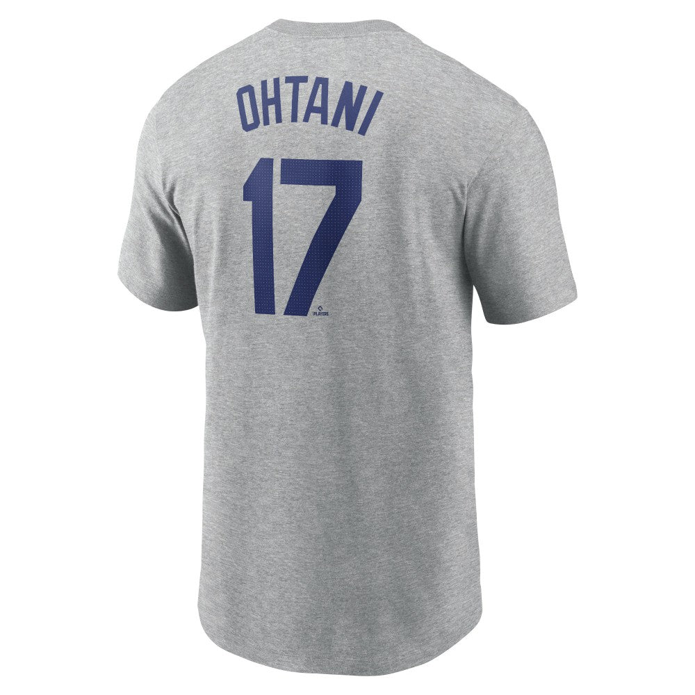 Shohei Ohtani Los Angeles Dodgers 2024 Fuse Name & Number T-Shirt - Gray | Nike