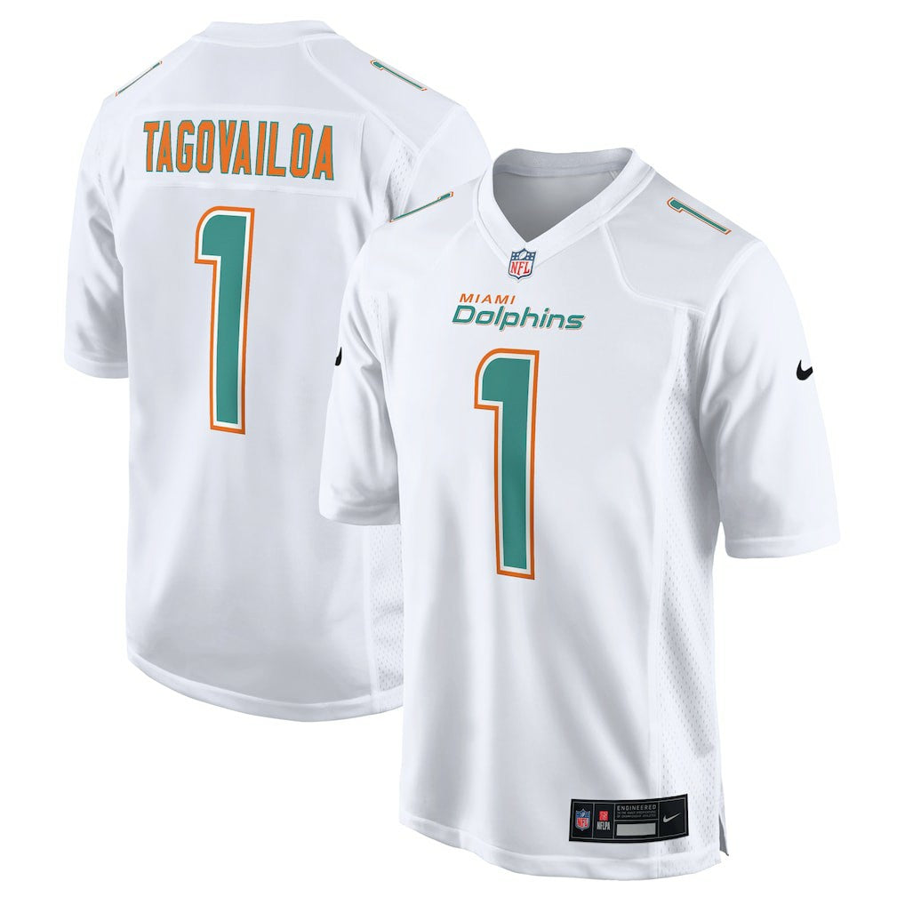 Tua Tagovailoa Miami Dolphins Fashion Game Jersey - White | Nike outlet
