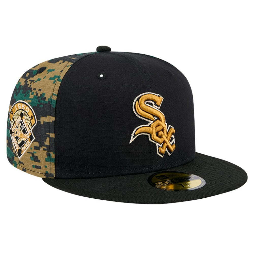 Chicago White Sox Digi Camo 59FIFTY Fitted Hat - Black | New Era
