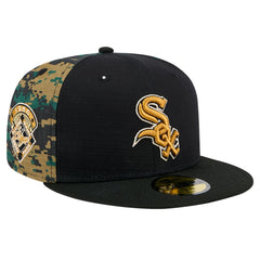 Chicago White Sox Digi Camo 59FIFTY Fitted Hat - Black | New Era