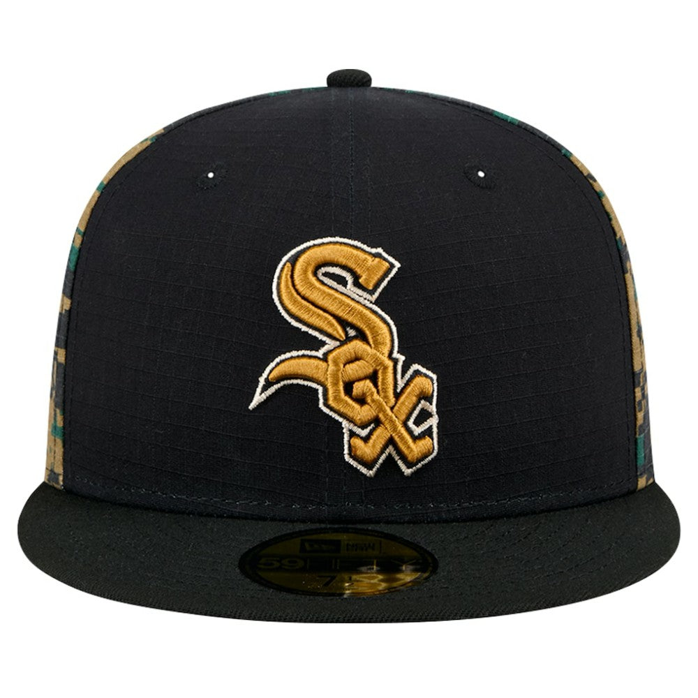 Chicago White Sox Digi Camo 59FIFTY Fitted Hat - Black | New Era