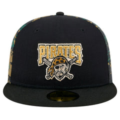 Pittsburgh Pirates Digi Camo 59FIFTY Fitted Hat - Black | New Era
