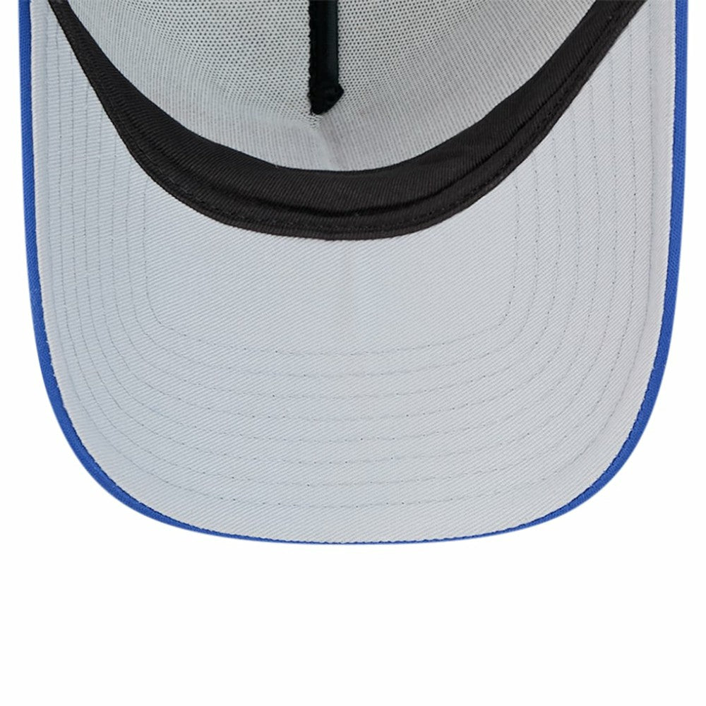 Atlanta Braves Retro Wordmark 9FORTY A-Frame Trucker Adjustable Hat - White | New Era