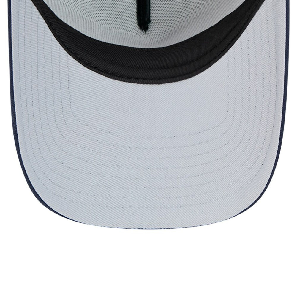 Boston Red Sox Retro Wordmark 9FORTY A-Frame Trucker Adjustable Hat - White | New Era