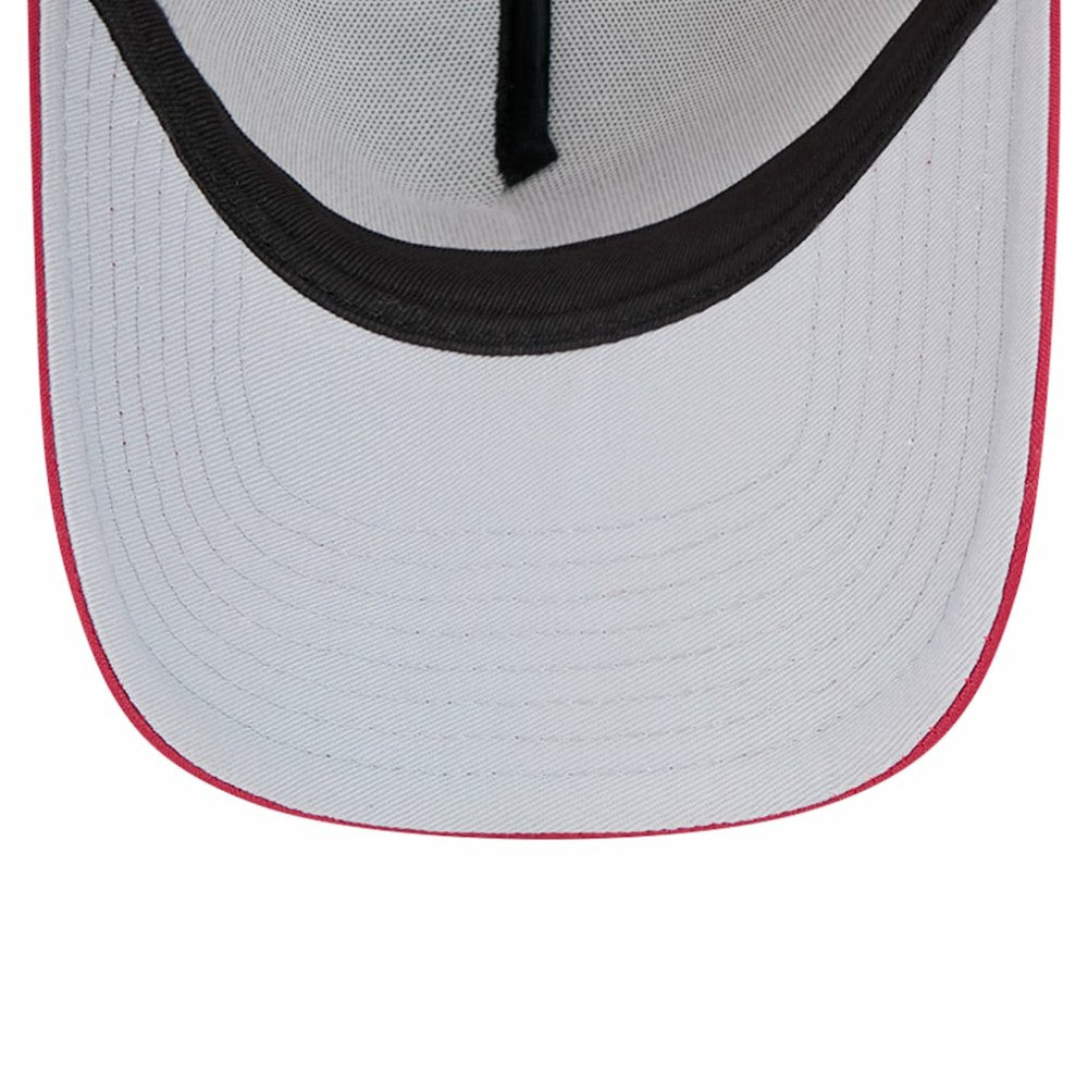 Philadelphia Phillies Retro Wordmark 9FORTY A-Frame Trucker Adjustable Hat - White | New Era