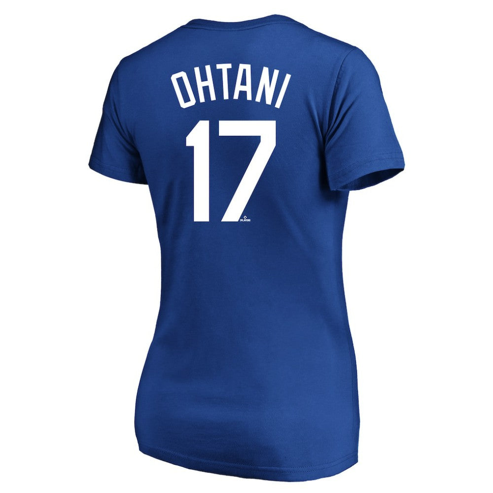 Shohei Ohtani Los Angeles Dodgers Women's Plus Size Name & Number T-Shirt - Royal