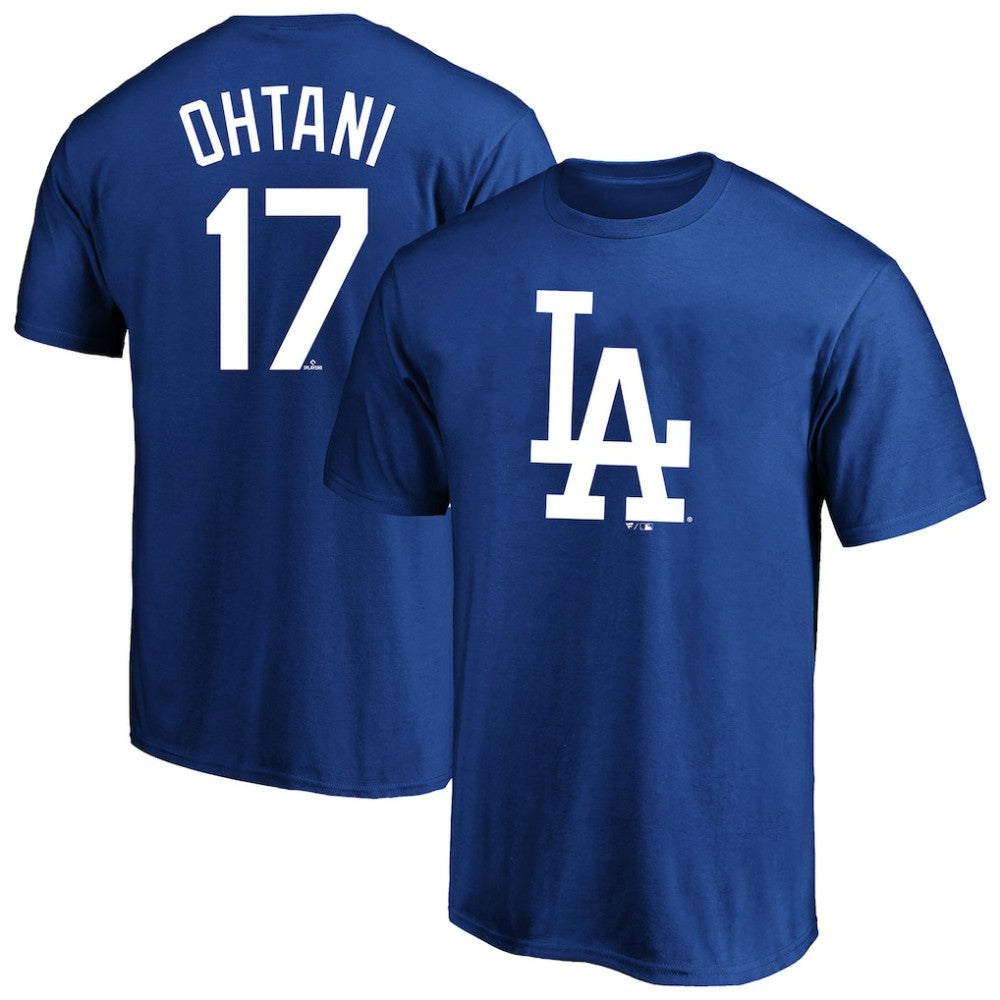 Shohei Ohtani Los Angeles Dodgers Big & Tall Name & Number T-Shirt - Royal