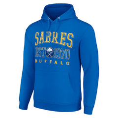 Buffalo Sabres Starter Retro Graphic Pullover Hoodie Royal