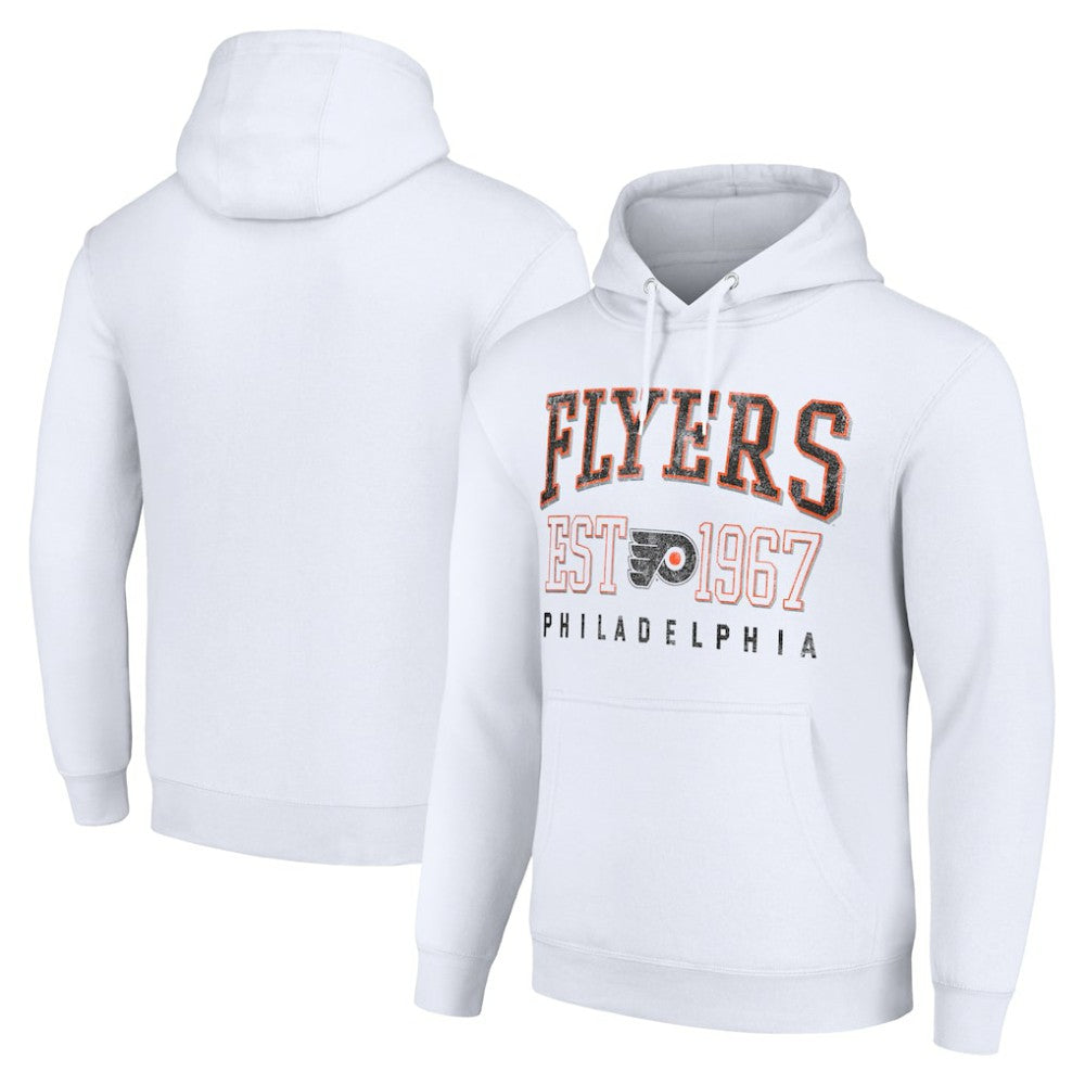 Philadelphia Flyers Starter Retro Graphic Pullover Hoodie White