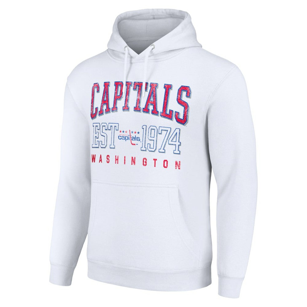 Washington Capitals Starter Retro Graphic Pullover Hoodie White