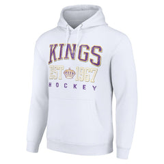 Los Angeles Kings Starter Retro Graphic Pullover Hoodie White