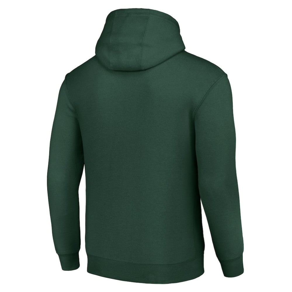 Minnesota Wild Starter Graphic Pullover Hoodie Green