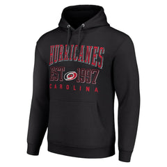 Carolina Hurricanes Starter Graphic Pullover Hoodie Black