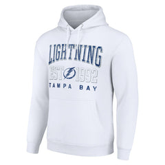 Tampa Bay Lightning Starter Graphic Pullover Hoodie White