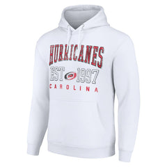 Carolina Hurricanes Starter Graphic Pullover Hoodie White