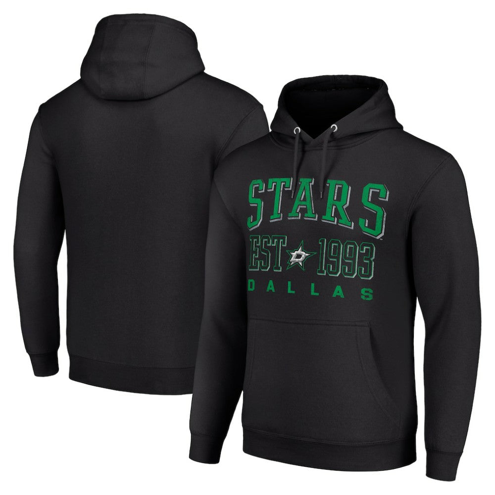 Dallas Stars Starter Graphic Pullover Hoodie Black