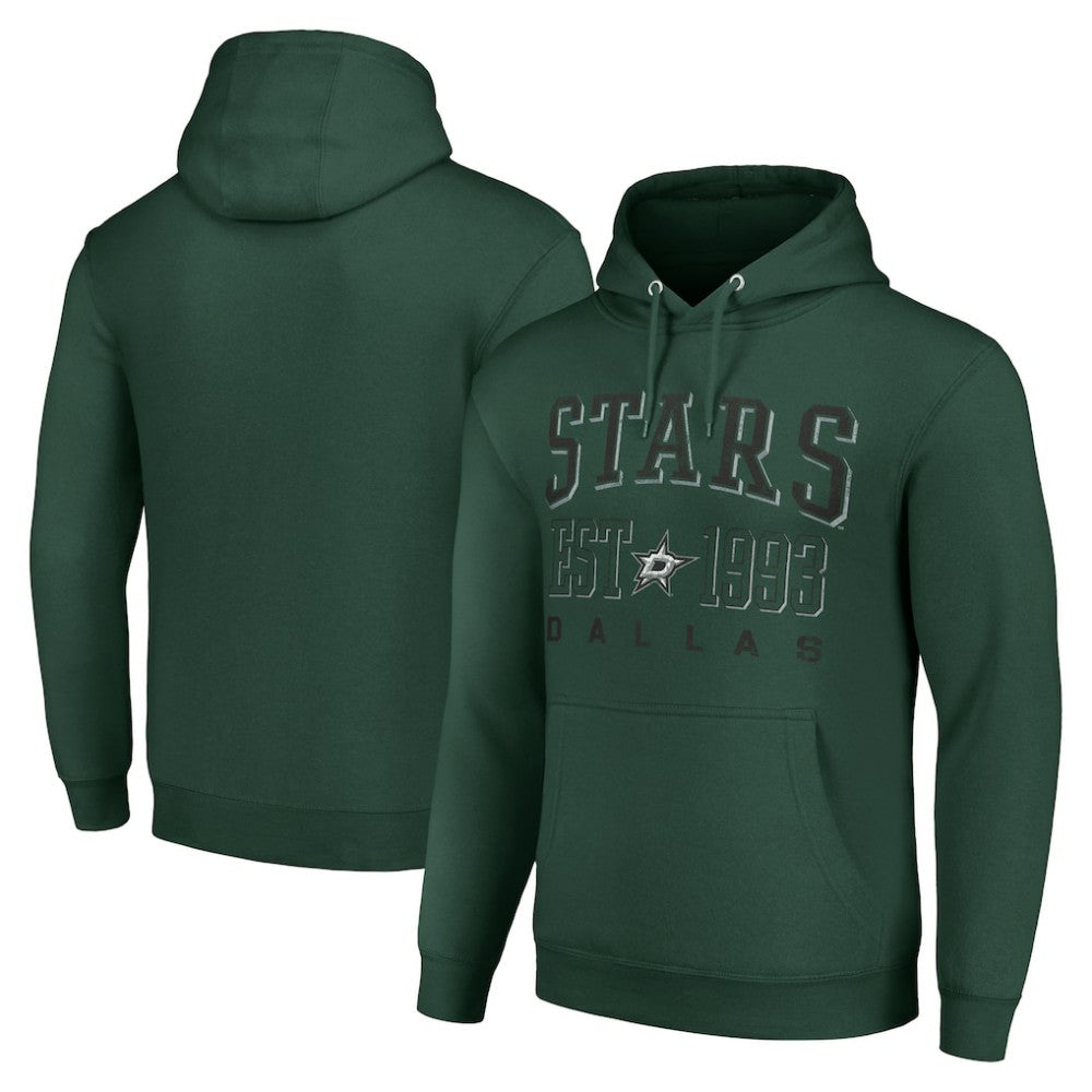 Dallas Stars Starter Graphic Pullover Hoodie Green