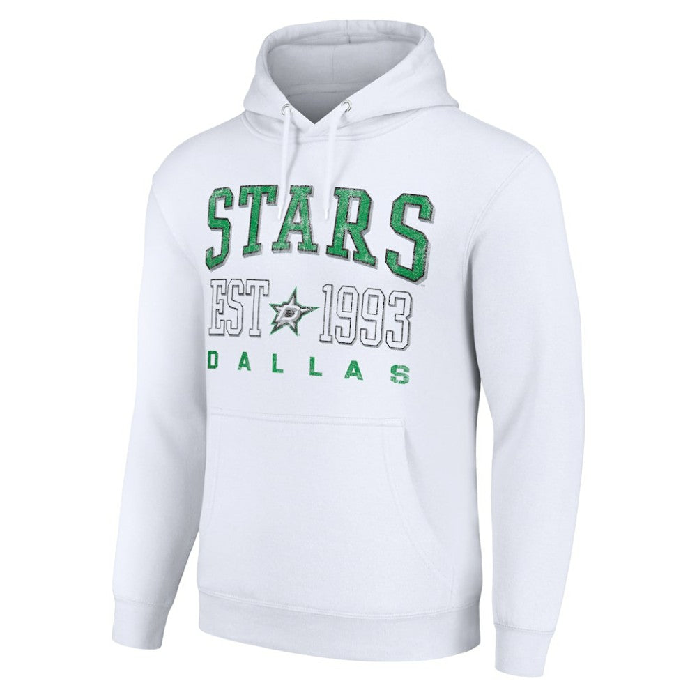 Dallas Stars Starter Graphic Pullover Hoodie White
