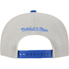 Chicago Cubs Knock Out Panel Snapback Hat - Gray | Mitchell & Ness