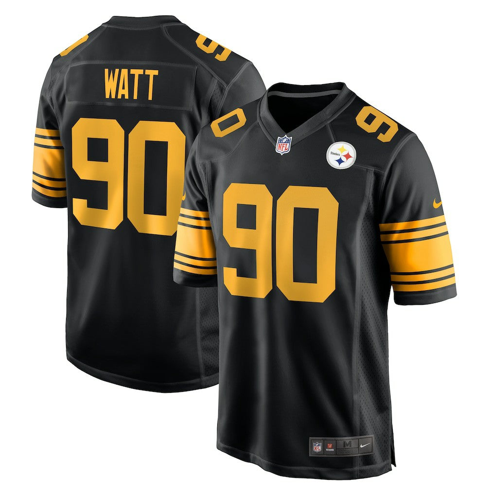 T.J. Watt Pittsburgh Steelers Alternate Game Jersey - Black | Nike on sale