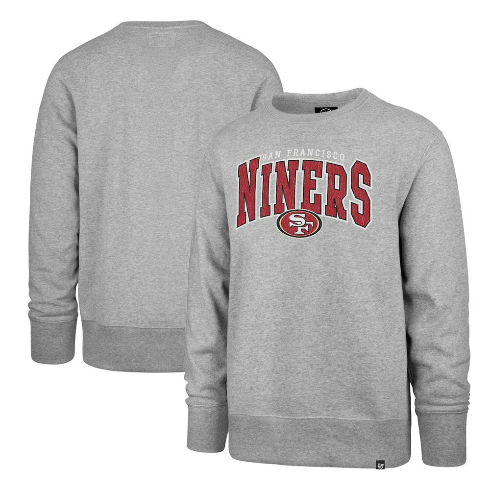 San Francisco 49ers '47 Varsity Block Headline Pullover Sweatshirt - Gray discount