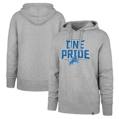 Detroit Lions '47 Regional Headline Pullover Hoodie - Gray outlet