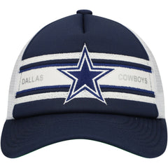 Dallas Cowboys Youth Stripe Trucker Adjustable Hat - Navy outlet