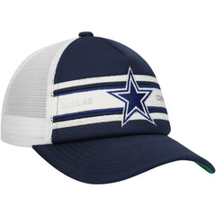 Dallas Cowboys Youth Stripe Trucker Adjustable Hat - Navy outlet
