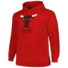 Chicago Bulls Hardwood Classics Big & Tall Pullover Hoodie - Red | Mitchell & Ness on sale